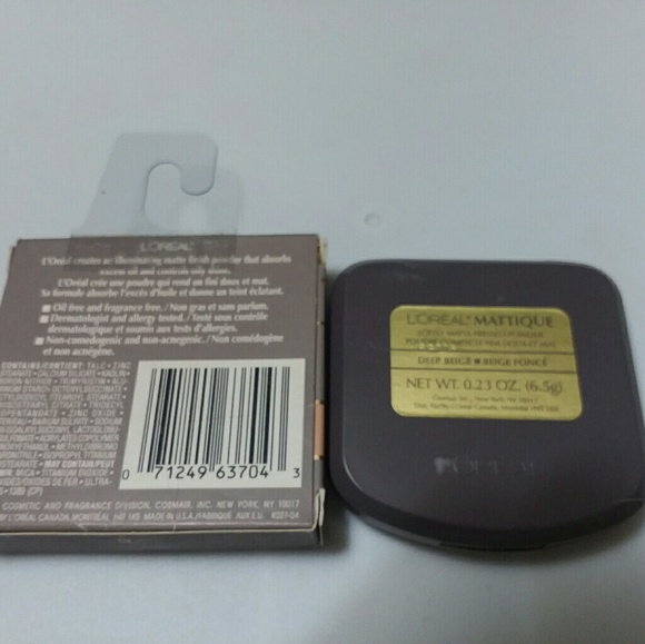 LOREAL Mattique Matte Pressed Powder Deep Beige - Picture 3 of 3